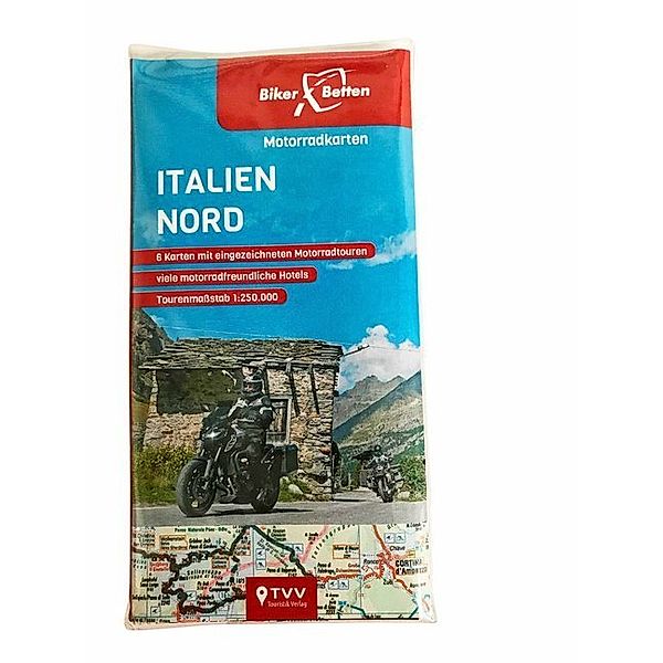 Motorradkarten Set Italien Nord