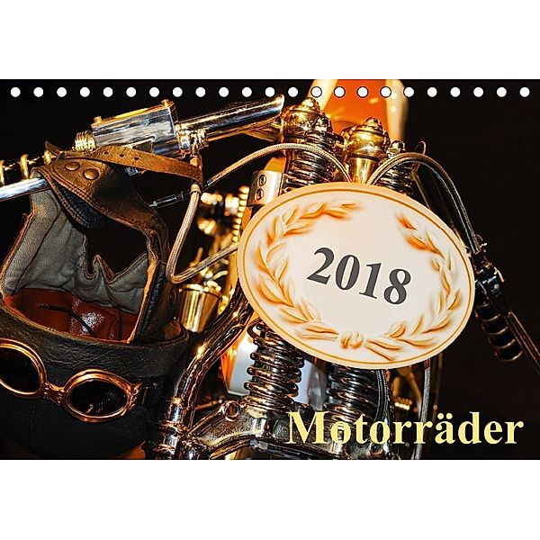 Motorräder (Tischkalender 2018 DIN A5 quer), Kornelia Kauss