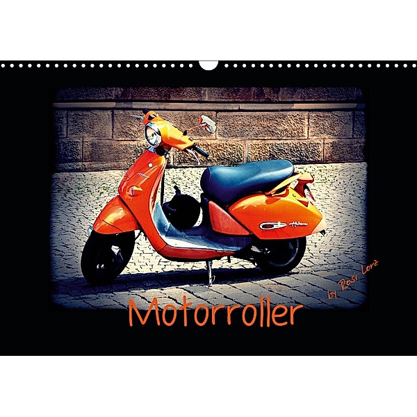 Motorroller (Wandkalender 2021 DIN A3 quer), LoRo-Artwork
