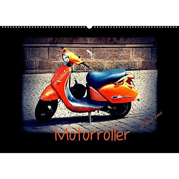 Motorroller (Wandkalender 2023 DIN A2 quer), LoRo-Artwork