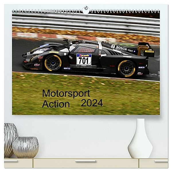 Motorsport Action 2024 (hochwertiger Premium Wandkalender 2024 DIN A2 quer), Kunstdruck in Hochglanz, Felix Töllich