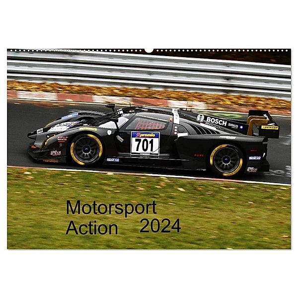 Motorsport Action 2024 (Wandkalender 2024 DIN A2 quer), CALVENDO Monatskalender, Felix Töllich