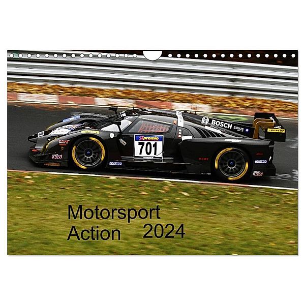 Motorsport Action 2024 (Wandkalender 2024 DIN A4 quer), CALVENDO Monatskalender, Felix Töllich