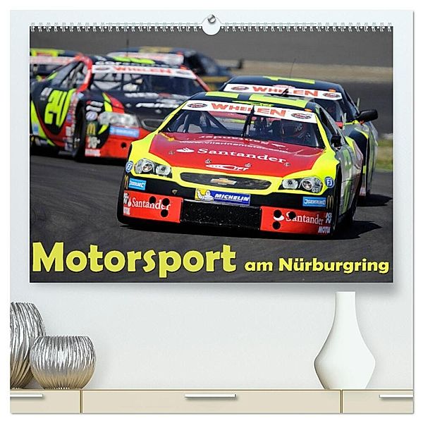 Motorsport am Nürburgring (hochwertiger Premium Wandkalender 2024 DIN A2 quer), Kunstdruck in Hochglanz, Dieter Wilczek