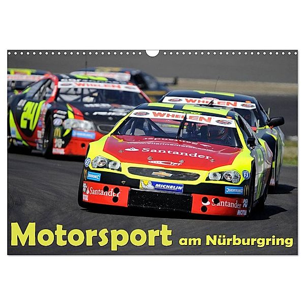Motorsport am Nürburgring (Wandkalender 2024 DIN A3 quer), CALVENDO Monatskalender, Dieter Wilczek