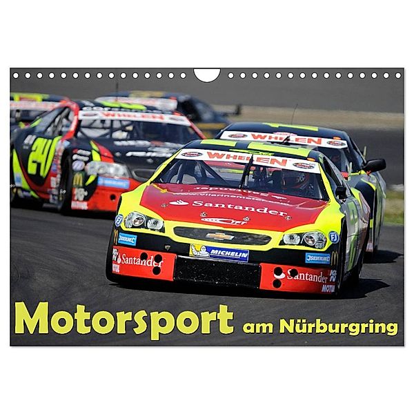 Motorsport am Nürburgring (Wandkalender 2024 DIN A4 quer), CALVENDO Monatskalender, Dieter Wilczek