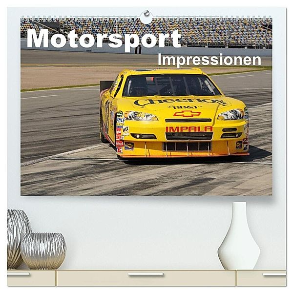 Motorsport - Impressionen (hochwertiger Premium Wandkalender 2024 DIN A2 quer), Kunstdruck in Hochglanz, Uwe Bade