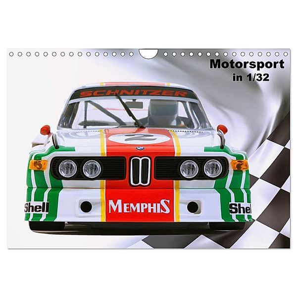 Motorsport in 1/32 (Wandkalender 2024 DIN A4 quer), CALVENDO Monatskalender, Rainer Selzer