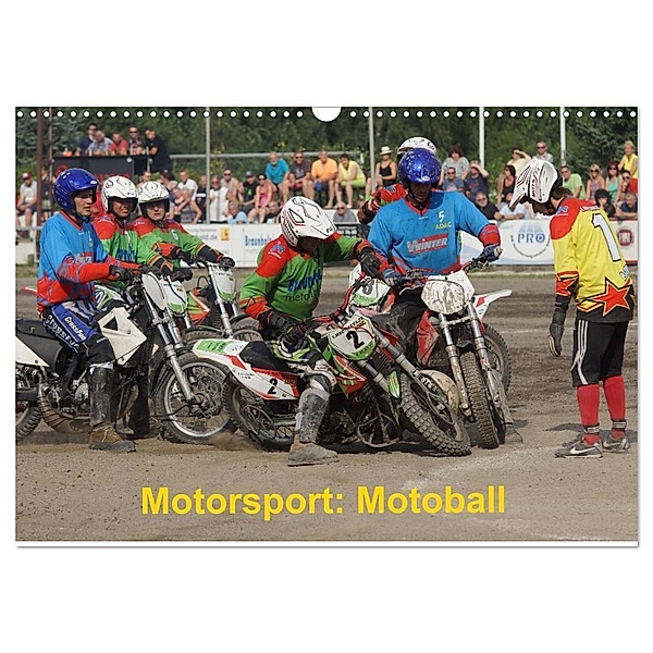Motorsport: Motoball (Wandkalender 2024 DIN A3 quer), CALVENDO Monatskalender, Foto Heimar