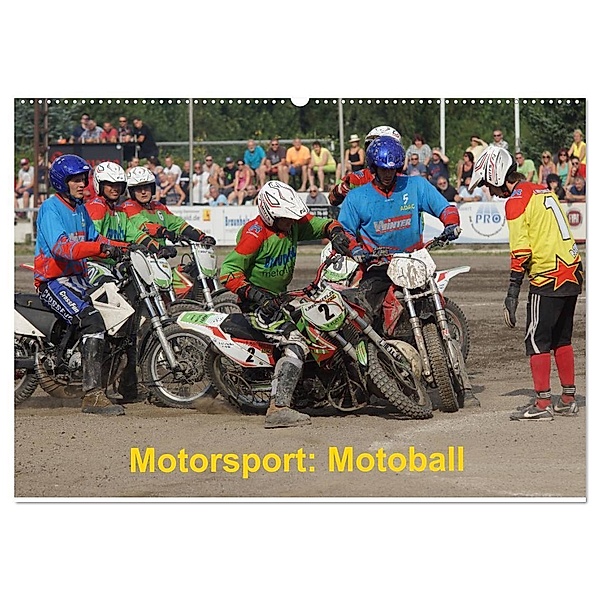 Motorsport: Motoball (Wandkalender 2025 DIN A2 quer), CALVENDO Monatskalender, Calvendo, Foto Heimar