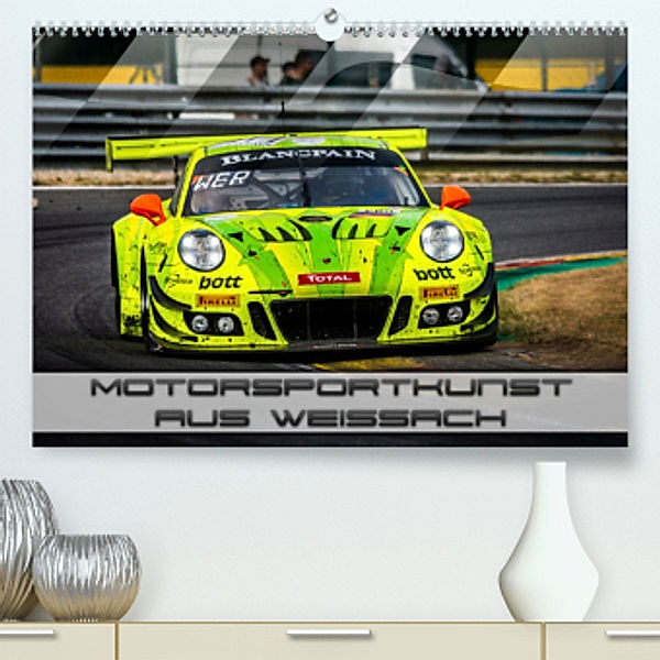 Motorsportkunst aus Weissach (Premium, hochwertiger DIN A2 Wandkalender 2022, Kunstdruck in Hochglanz), Dirk Stegemann © Phoenix Photodesign