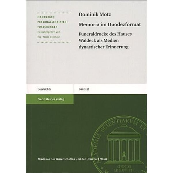 Motz, D: Memoria im Duodezformat, Dominik Motz