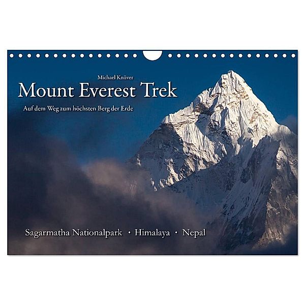 Mount Everest Trek (Wandkalender 2024 DIN A4 quer), CALVENDO Monatskalender, Michael Knüver