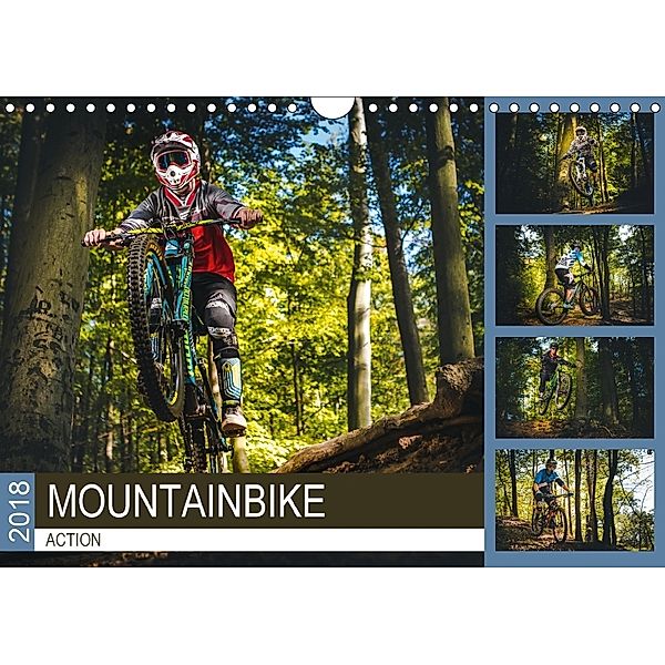 Mountainbike Action (Wandkalender 2018 DIN A4 quer), Dirk Meutzner