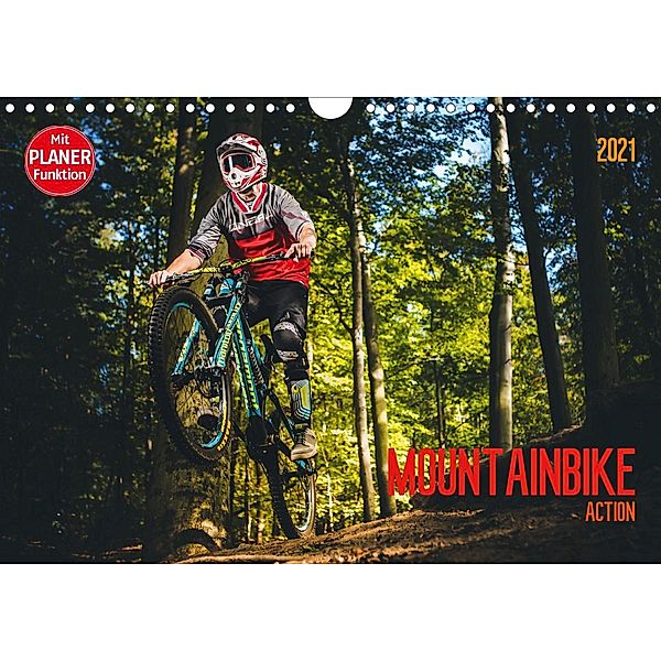 Mountainbike Action (Wandkalender 2021 DIN A4 quer), Dirk Meutzner