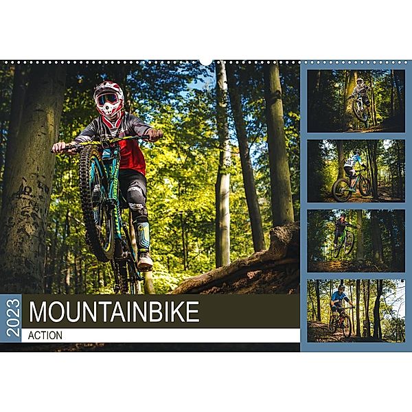Mountainbike Action (Wandkalender 2023 DIN A2 quer), Dirk Meutzner