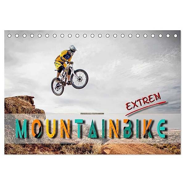 Mountainbike extrem (Tischkalender 2025 DIN A5 quer), CALVENDO Monatskalender, Calvendo, Peter Roder