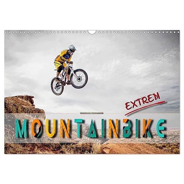 Mountainbike extrem (Wandkalender 2024 DIN A3 quer), CALVENDO Monatskalender, Peter Roder
