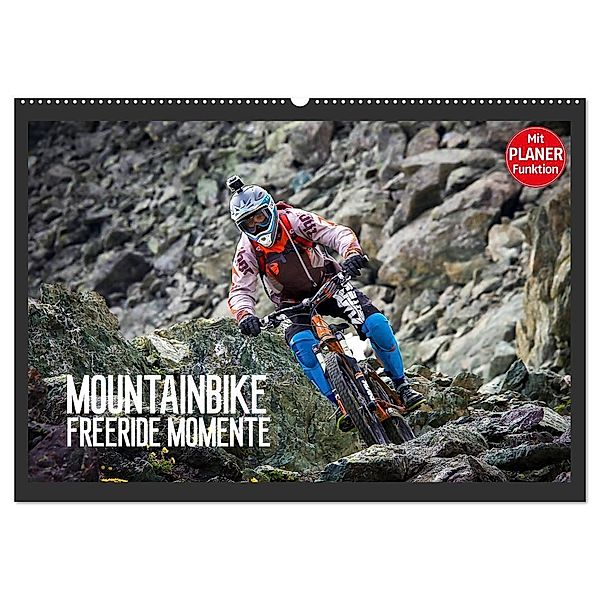 Mountainbike Freeride Momente (Wandkalender 2025 DIN A2 quer), CALVENDO Monatskalender, Calvendo, Dirk Meutzner