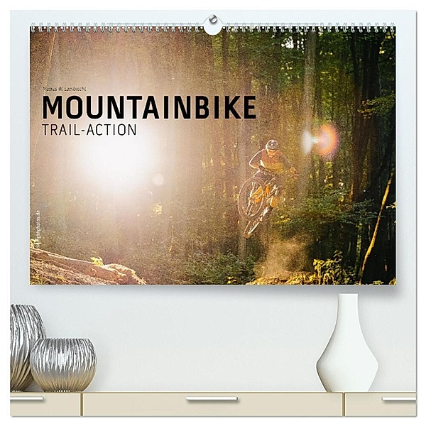 Mountainbike Trail-Action (hochwertiger Premium Wandkalender 2024 DIN A2 quer), Kunstdruck in Hochglanz, Markus W. Lambrecht