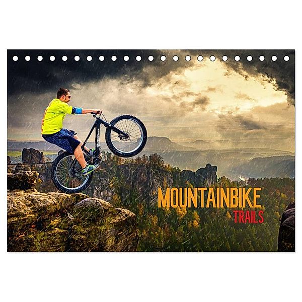 Mountainbike Trails (Tischkalender 2024 DIN A5 quer), CALVENDO Monatskalender, Dirk Meutzner