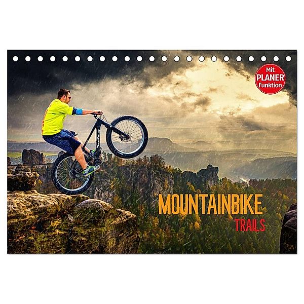 Mountainbike Trails (Tischkalender 2025 DIN A5 quer), CALVENDO Monatskalender, Calvendo, Dirk Meutzner