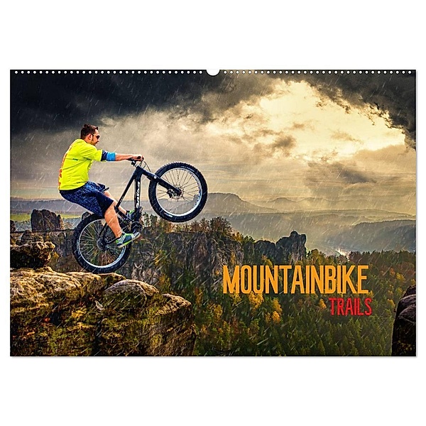 Mountainbike Trails (Wandkalender 2024 DIN A2 quer), CALVENDO Monatskalender, Dirk Meutzner