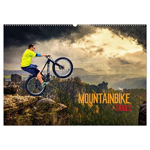 Mountainbike Trails (Wandkalender 2025 DIN A2 quer), CALVENDO Monatskalender, Calvendo, Dirk Meutzner