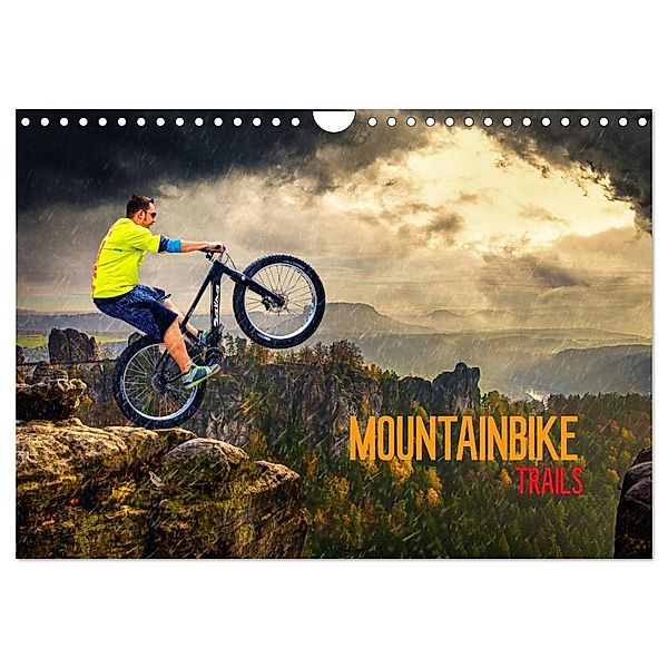 Mountainbike Trails (Wandkalender 2025 DIN A4 quer), CALVENDO Monatskalender, Calvendo, Dirk Meutzner