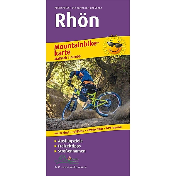 Mountainbikekarte Rhön 1 : 50 000