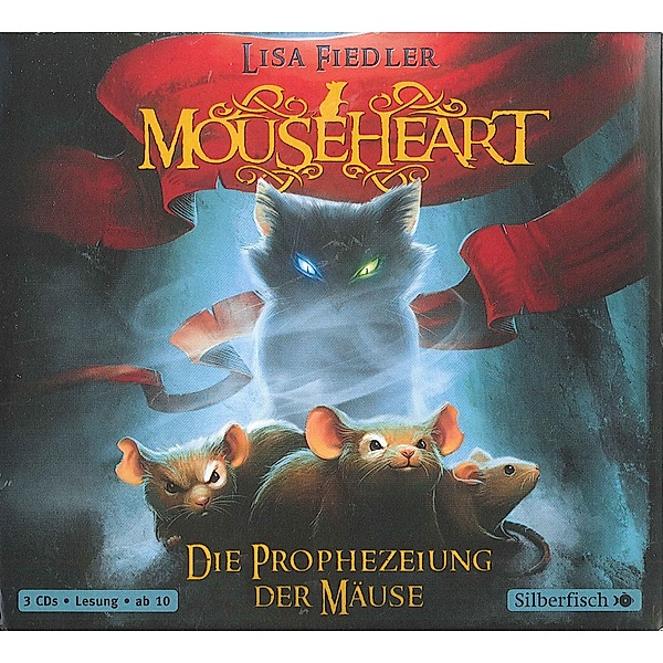 Mouseheart - Die Prophezeiung der Mäuse, 3 Audio-CDs, Lisa Fiedler