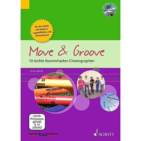 Move & Groove, m. Audio-CD-ROM, Petra Hügel