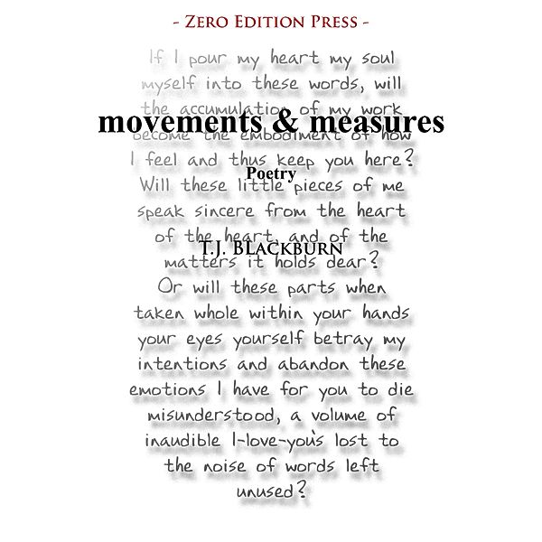 Movements & Measures / Zero Edition Press, T. J. Blackburn