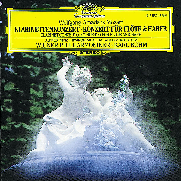 Mozart: Clarinet Concerto K.622, Flute & Harp Concerto K.299, Prinz, Schulz, Zabaleta, Böhm, Wp