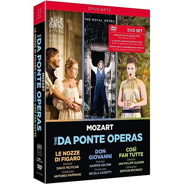Mozart: Da Ponte Opern, Schrott, Persson, Behle, Pappano, Bychkov, Holten