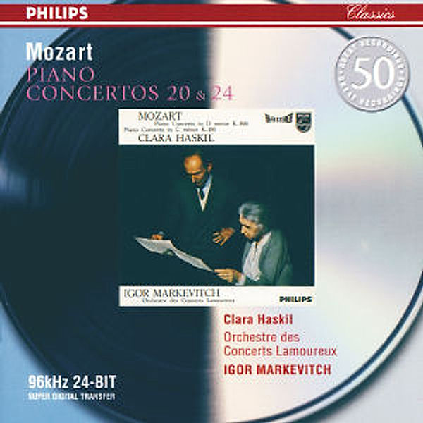 Mozart: Piano Concertos Nos.20 & 24, Clara Haskil, Igor Markevitch, Ocl