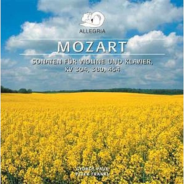 Mozart - Sonaten für Violine und Klavier, KV 304, 380, 454, CD, György Pauk, Peter Frankl