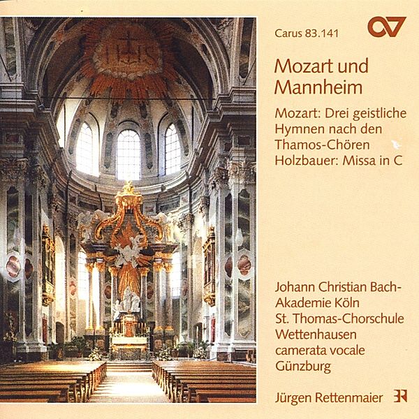 Mozart Und Mannheim, J.C.Bach Akademie, Rettenmaier