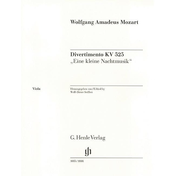 Mozart, W: Divertimento KV 525 Eine kleine Nachtmusik, Wolfgang Amadeus Mozart