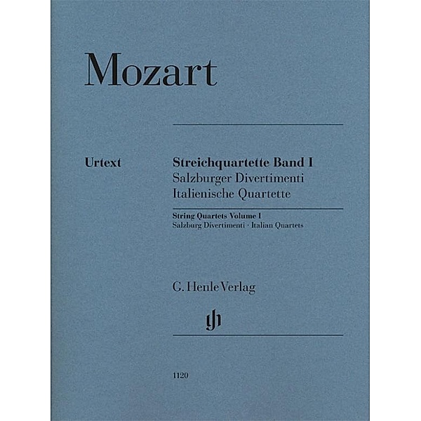 Mozart, W: String Quartets Volume I/ Stimmen