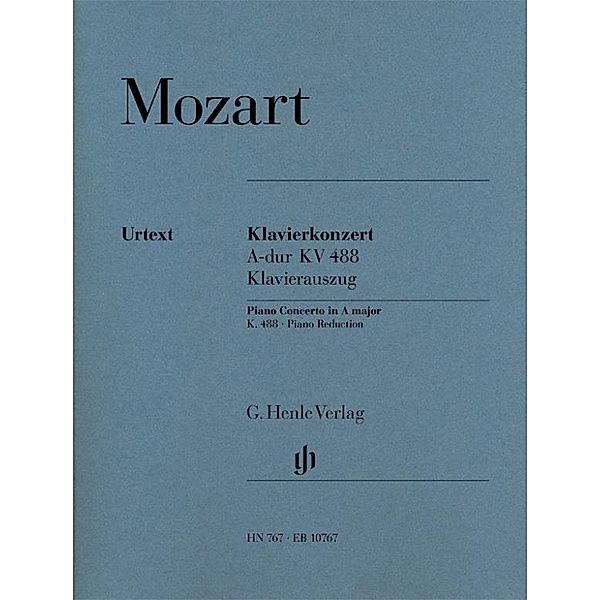 Mozart, Wolfgang Amadeus - Klavierkonzert A-dur KV 488, Wolfgang Amadeus Mozart