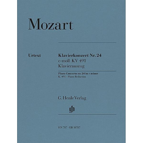 Mozart, Wolfgang Amadeus - Klavierkonzert c-moll KV 491, Wolfgang Amadeus Mozart