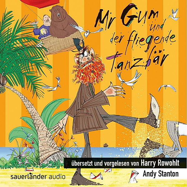 Mr Gum und der fliegende Tanzbär, 1 Audio-CD, Andy Stanton