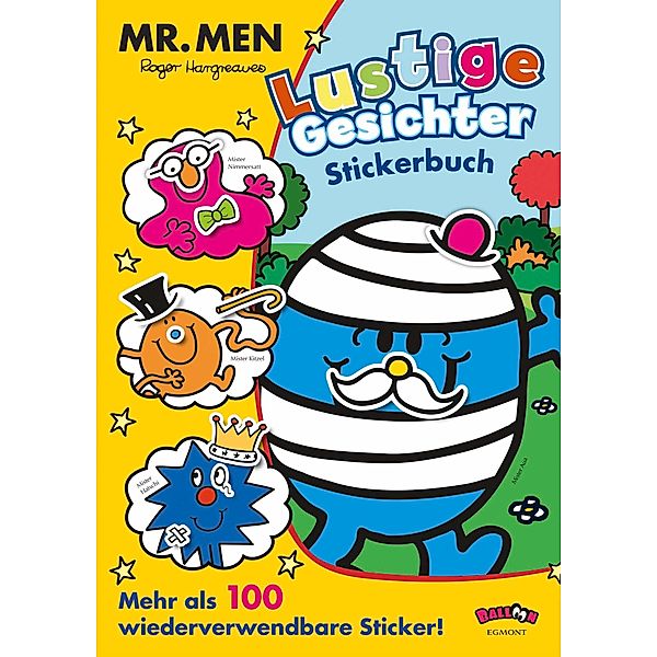 Mr. Men - Lustige Gesichter Stickerbuch, Roger Hargreaves