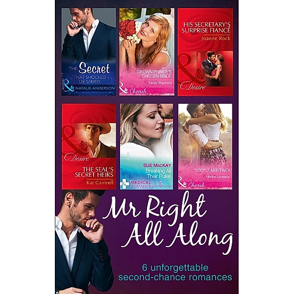 Mr Right All Along: The Secret That Shocked De Santis / Breaking All Their Rules / Crown Prince's Chosen Bride / 'I Do'...Take Two! / The SEAL's Secret Heirs / His Secretary's Surprise Fiancé, Natalie Anderson, Sue Mackay, Kandy Shepherd, Merline Lovelace, Kat Cantrell, Joanne Rock