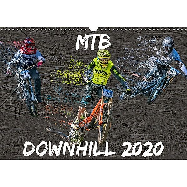 MTB Downhill (Wandkalender 2020 DIN A3 quer)