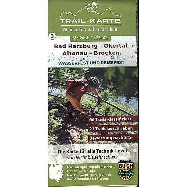 MTB Trail-Karte Bad Harzburg - Okertal - Altenau - Brocken, Maximilian Schmidt