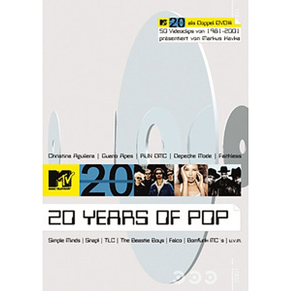 MTV - 20 Years of Pop, Diverse Interpreten
