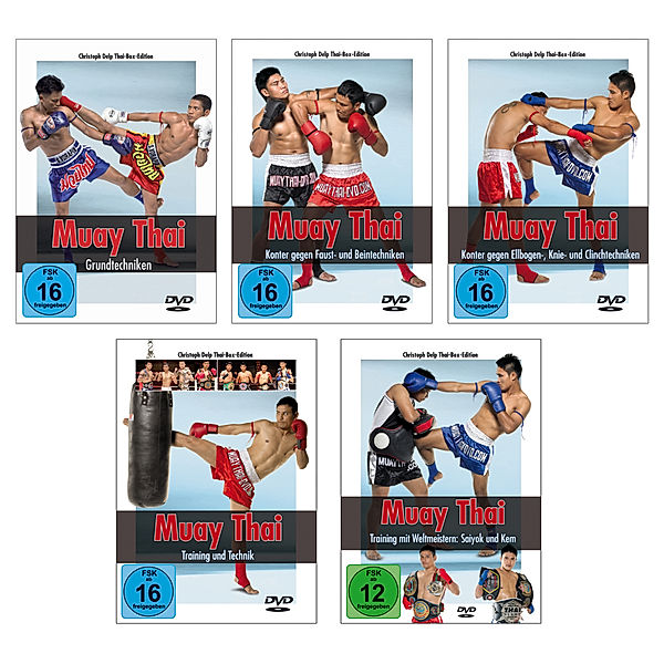 Muay Thai - Die komplette Serie über die Techniken und das Training,DVD-Video, Christoph Delp