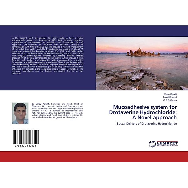 Mucoadhesive system for Drotaverine Hydrochloride: A Novel approach, Vinay Pandit, Preeti Kumari, C P S Verma